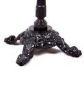 Antique Style Vintage Table Base Furniture Parts With Black Wrinkle Powder