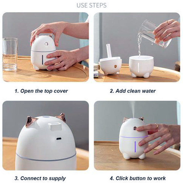 Dudu Cat Ultrasonic Cool Mist Humidifier
