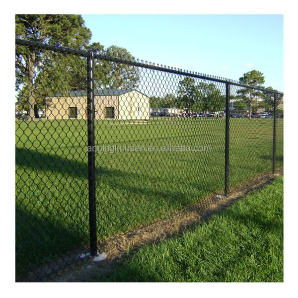 Heat Treated Pressure Treated Wood Farm Chain Link Fence Netting with Pvc Coated