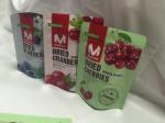 custom printed self standing plastic snack food moisture resistant dried fruit