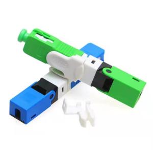 Quality SM Ftth 50db Fiber Optic Fast Connector Sc Apc Upc Quick Assembly wholesale