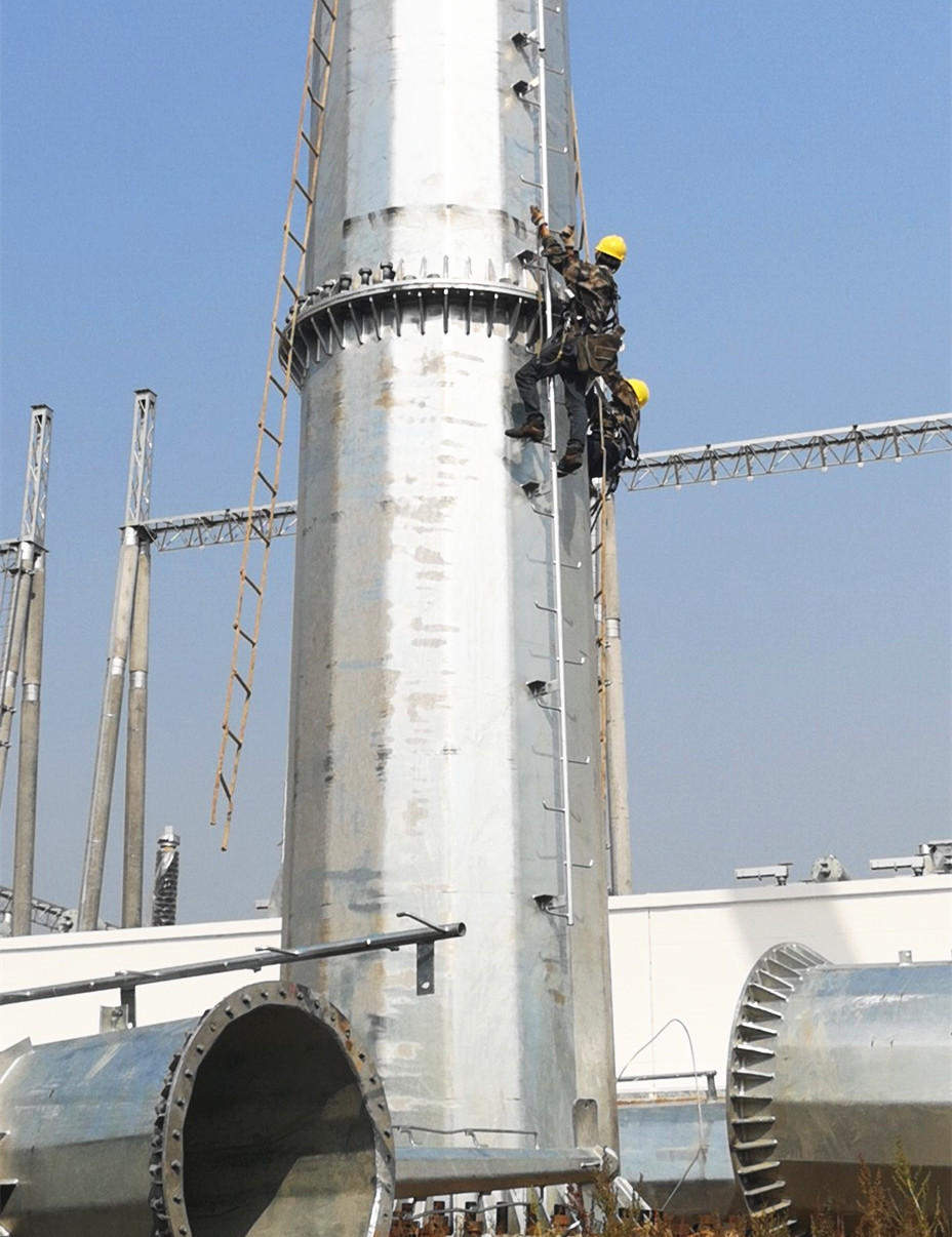 Q345 Q420 Hot Dip Galvanized Pole Suspension Tensile Angle Steel Pole