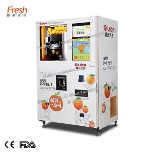 Quality hot sale white color 220V VA1 orange juice vending machine for shopping mall wholesale