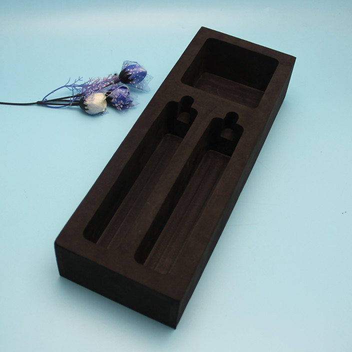 Black Die Cut Packaging Foam Inserts / Tray Eco Friendly Material Durable