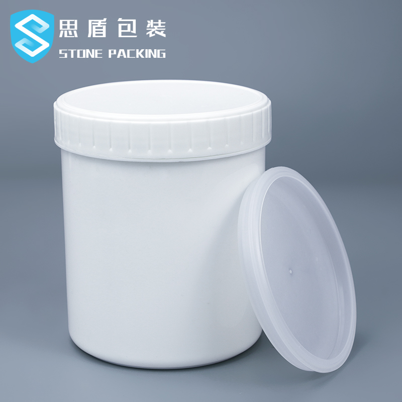 1000ML HDPE Plastic Bottle 145g Plastic Screw Top Jars