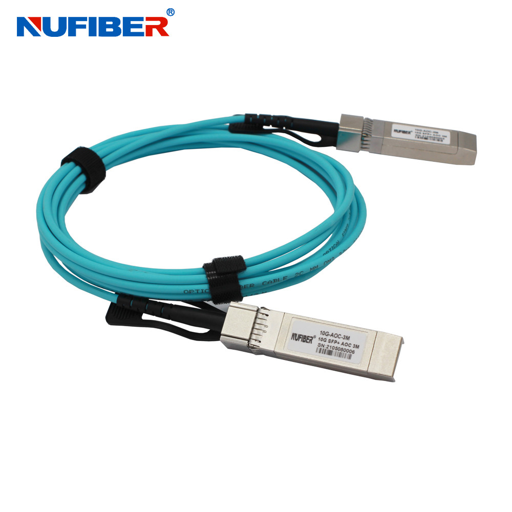 Active Optical Cable 10G SFP+ to SFP+ AOC 1m/3m/5m/7m Length 10G AOC for Data Center