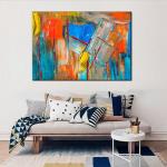 Unframed Handmade Oil Nature Abstract Canvas Paintings For Livingroom Unique
