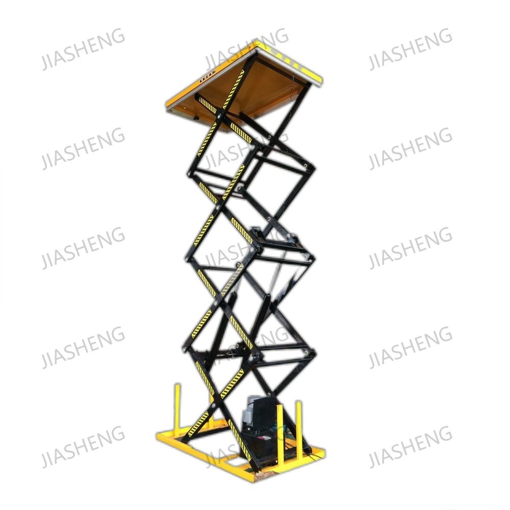 2 Ton Multi Stage Heavy Duty Scissor Lift Platform Max Height 3000mm