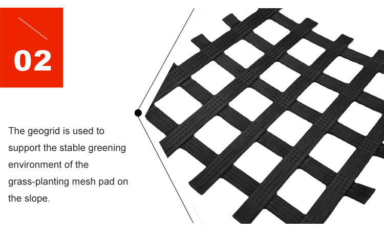 Road Construction Chinese Design Style Outdoor Farm Fence Geocomposite PP Geogrid for Parking