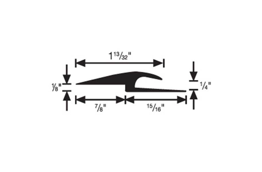 Home Application Flooring Trim Flexible Vinyl T Molding for Seamless Floor Transition
