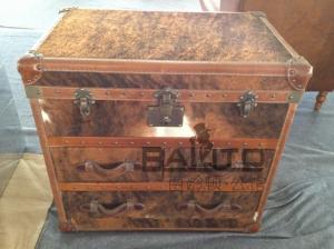 Quality classical old style fur leather household case furniture wholesale