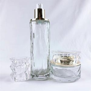 Quality Personal Skin Care Elegant Logo Printing Cosmetic Glass Packaging wholesale