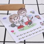 OEM Cute Animal Stickers Self Adhesive PVC Waterproof Sticker