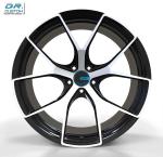 1 Piece Racing Forged Wheels Hyper Black ET25 5x112 18 Inch Rims