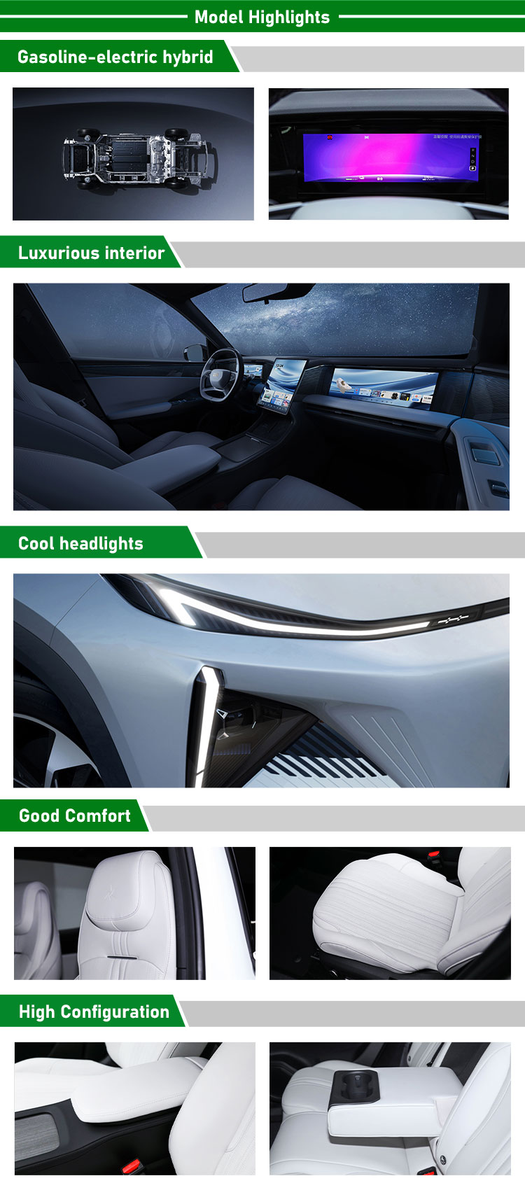GEELY Galaxy L7 2023 Brand New Hot Sale Geely Galaxy L7 Super Hybrid SUV 1.5T PHEV 115km New Energy Vehicles In Stock