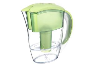 Quality Refrigerator Door Water Filter Jugs , Water Filtration Pitcher Silk Printing Logo OEM Provided wholesale