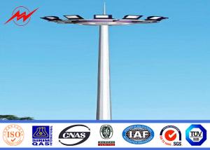 Quality Q345 steel poles steel tubular pole High Mast Pole for stadium wholesale