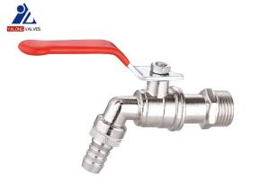 Quality Zinc Brass Bibcock Valve ISO14001 Wall Mounted Valve Tap Thread wholesale