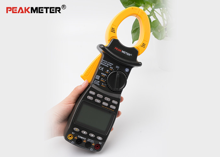 AC RMS Harmonic Digital Power Clamp Meter Resistance Voltage Diode Capacitance Measurement