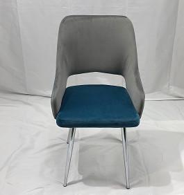 Quality Blue Velvet Seater Upholstered H860mm Contemporary Lounge Chairs wholesale