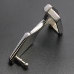 Silver Stainless Steel Personalized Belt Buckles Metal Clasp Connector