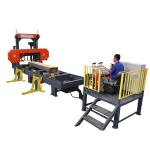 1300mm Diameter Horizontal Band Sawmill Electromotor Diesel Engine Hydraulic