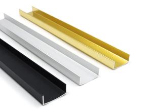 Quality OEM Customized U Shaped Channel Standard Aluminum Profiles Normal Length 6m wholesale