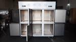 Six Doors Commercial Upright Freezer Stainless Steel R600a R134a
