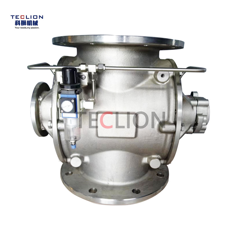 Econometric Heavy Flow Air Lock Rotary Valve For Dust Collector Tungsten Carbide Material