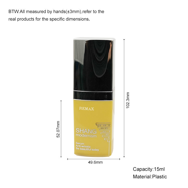 15ml Airless Pump Bottles With Cap Sophistication Practicality