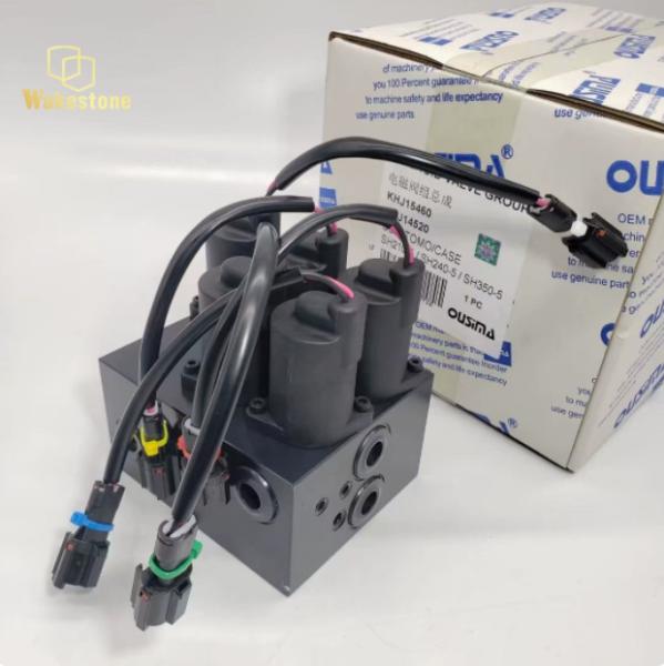 KHJ14520 Excavator Solenoid Valve Group Assembly For Sumitomo SH210-5 SH240-5