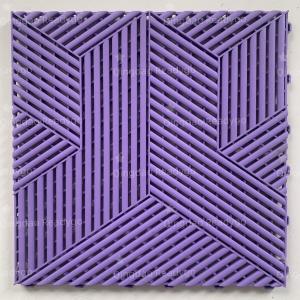 Quality Industrial Purple 2500Lbs Interlocking Flexible Tiles For Garage wholesale