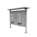 Urhealth 43 inch outdoor transparent LCD display digital signage touch screen