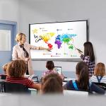 RJ45 RS232 55 Inch Education Smart Board Mx 65 Interactive Display