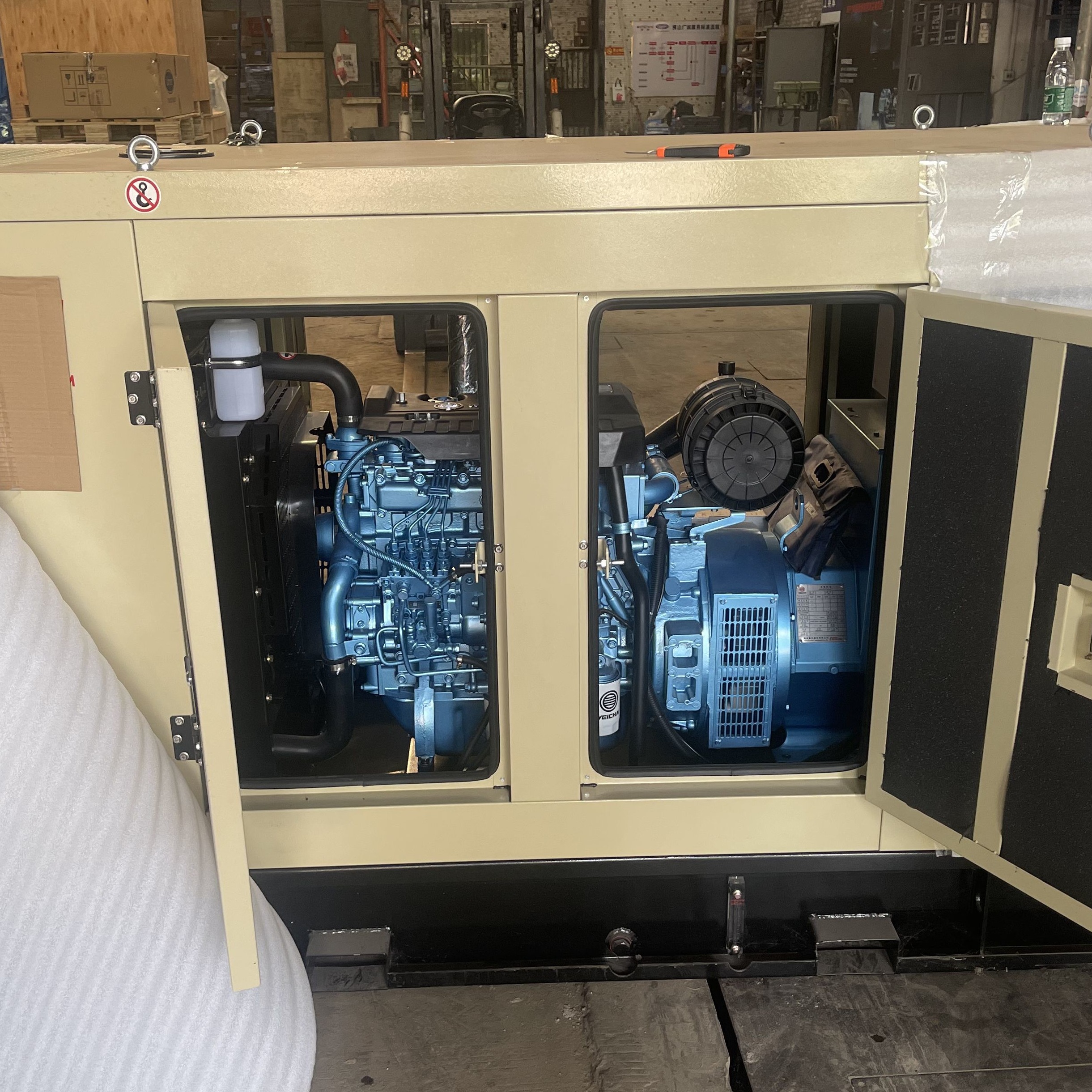 Weichai Generator Power Station WPG68.5-L1 55kVA-687.5 Industrial Diesel Generator