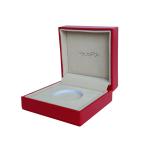 Custom Red Leatherette Commemorative Coin Boxes 133*110*80mm