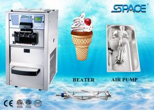 Quality 3 Flavors Table Top Commercial Ice Cream Machine With Air Pump Feed Feed wholesale