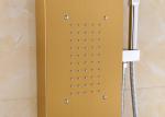 Gold Painting ROVATE Thermostatic Shower Panel Brushed Surface Finishing