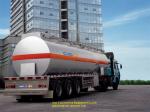 Sinotruk Diesel Propane Tank Trailer Propane Transport Trailers With Tri Axle