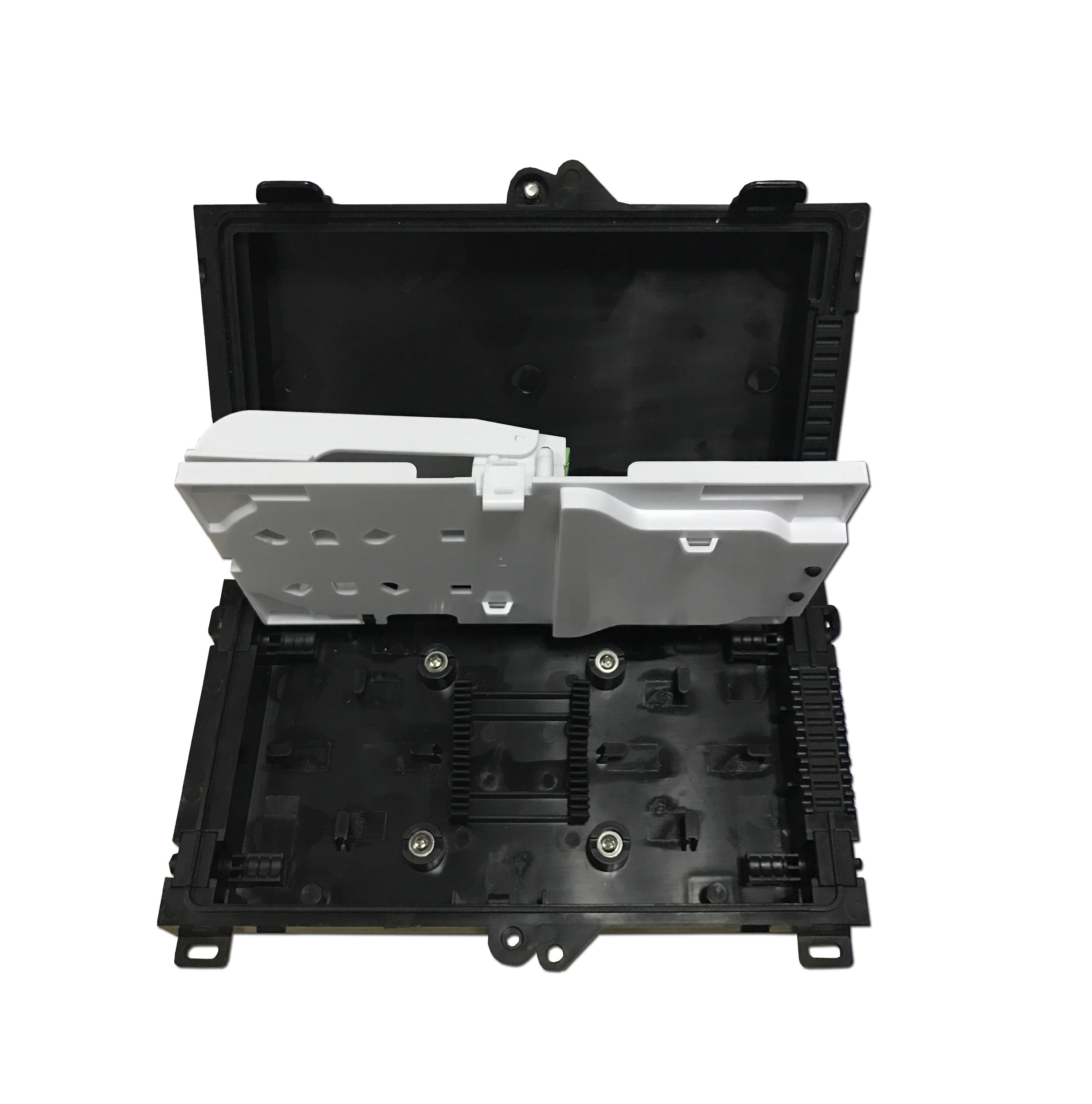 PP Plastic ABS 17fibers 1X8 PLC Splitter Box SC Simplex Adapter