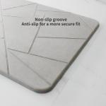 Quick Drying Diatomaceous Earth Shower Mat Modern Design for Super Absorbent