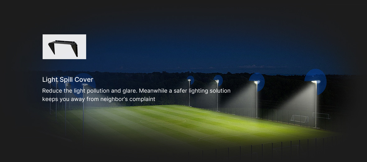 250W - 900W Skate Park Lighting Modular Rotatable Tennis Court Led Lights