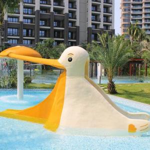 Quality Funny Water Park Slide Fiberglass Children Water Slide Oxidation Resistant wholesale