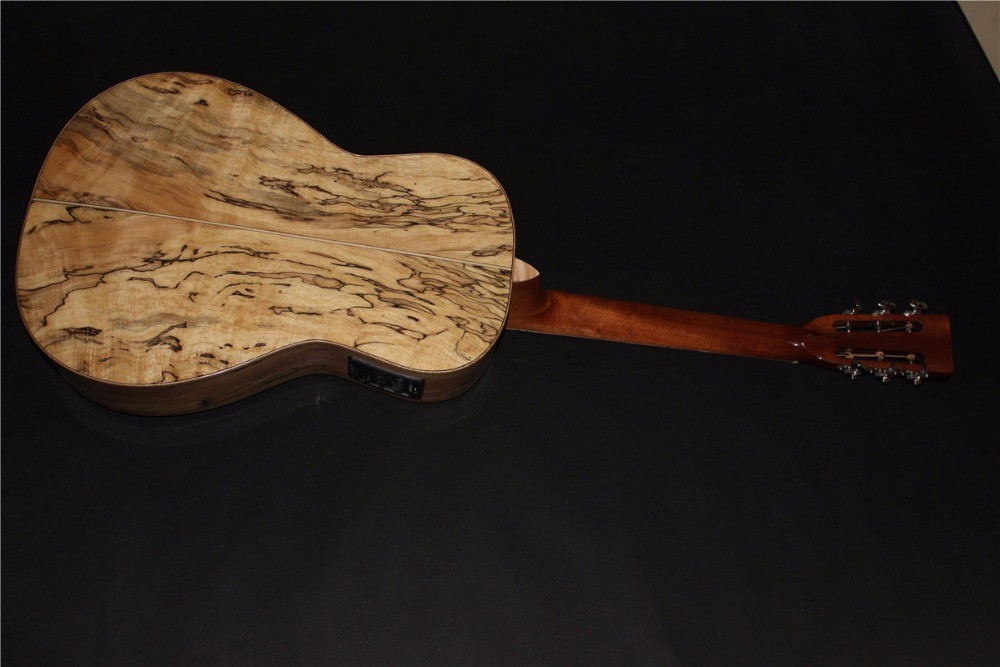 All Solid sapele wood OOO15-SM body style guitara coustic electric guitar