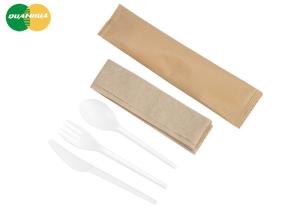 Quality Food Grade Lightweight Disposable Wrapped Biodegradable Cutlery Knife wholesale