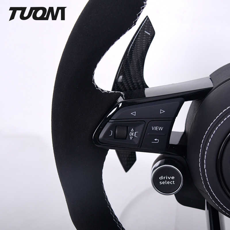 Upgrade Audi TTRS Carbon Fiber Steering Wheel Real Custom