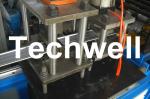 High Speed 0 - 20m/min Roller Shutter Door Slat Forming Machine With 13 Stes