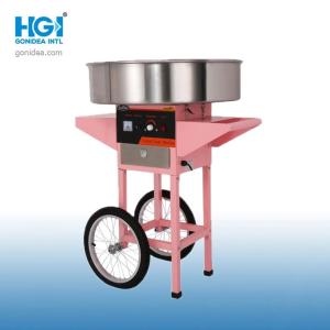 Quality 950W Electric Sugar Candy Floss Machine Commercial With Cart wholesale