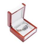 Luxury Bangle Watch Jewelry Wooden Box Tear Resistant With PU Leather Interior
