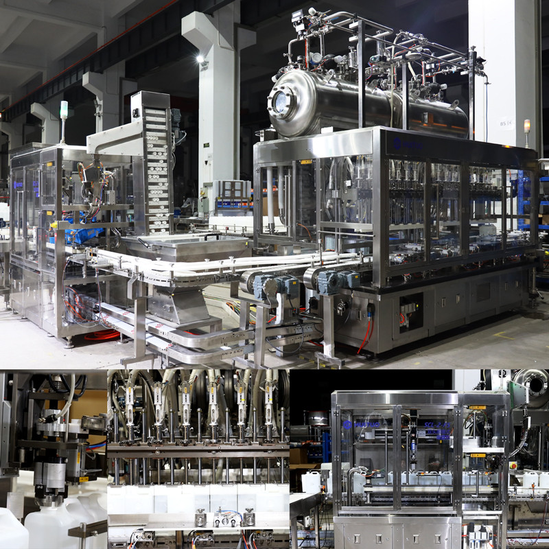 Disinfection Water Bottle Pump And Trigger Capping Machine 12000BPH 4KW